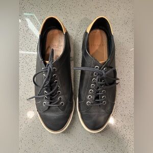 Coach Men's Black Leather Sneakers Size 9.5